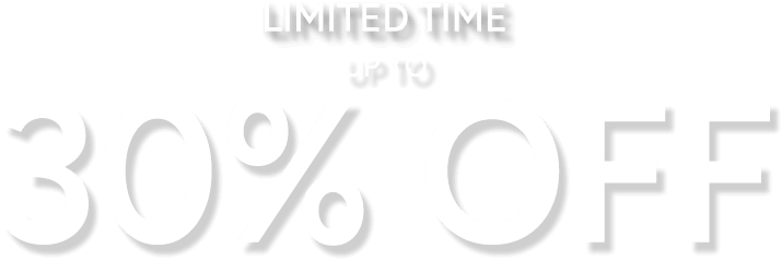 Up to 30% off