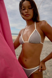 Triangle Bikini Top with Contrast Binding Ardene