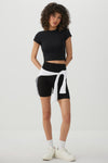 High-Waisted Biker Shorts