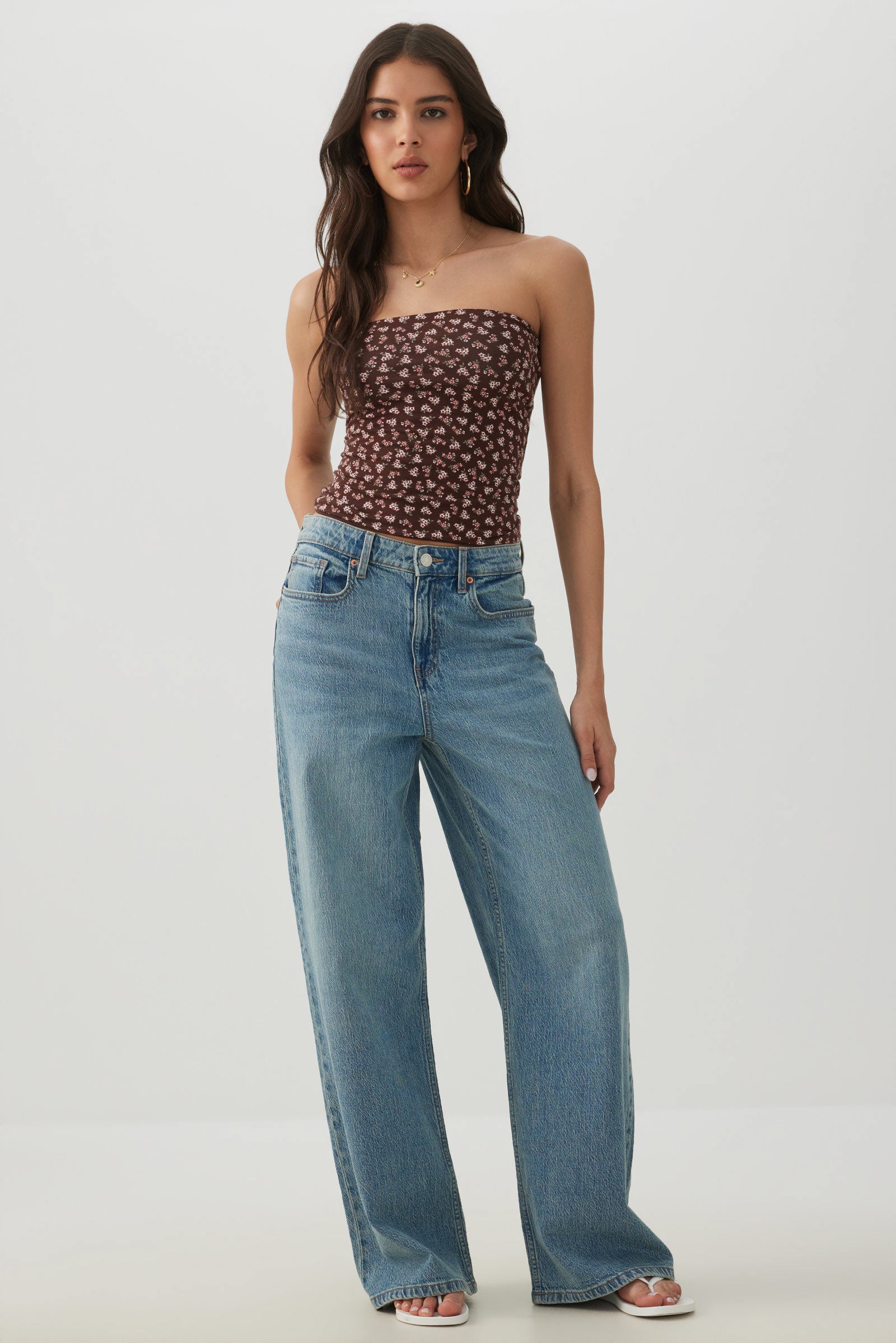 Reversible Tube Top Brown | Ardene Bermuda
