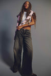 Jean large et taille basse coupe Relâche