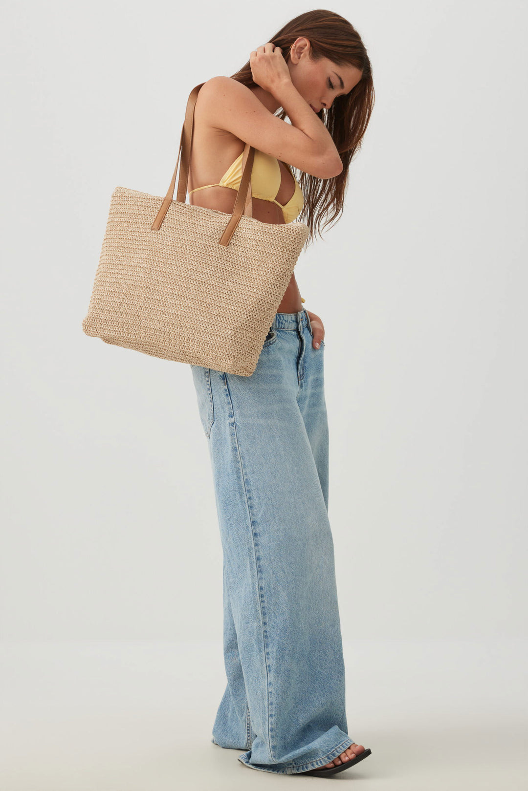 Sac fourre-tout tissé