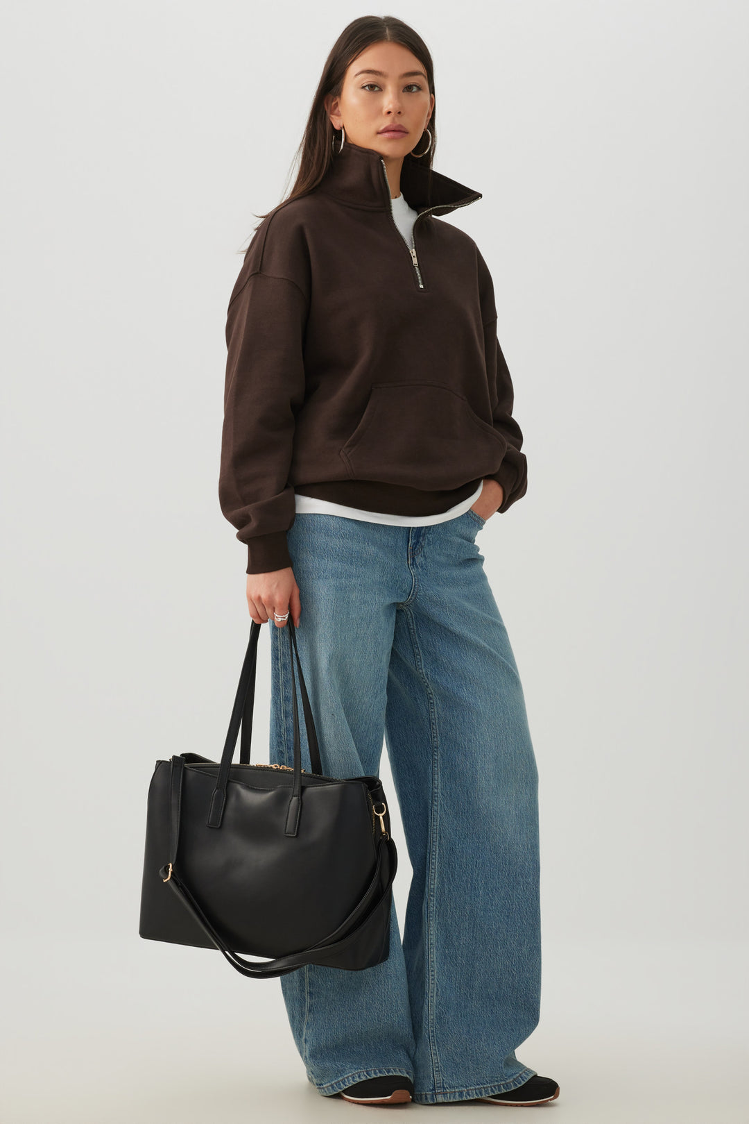Fourre-tout en faux cuir