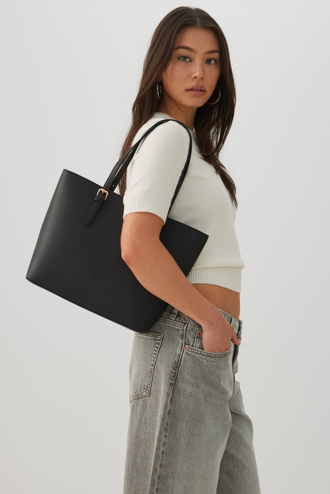Pebbled Tote Bag