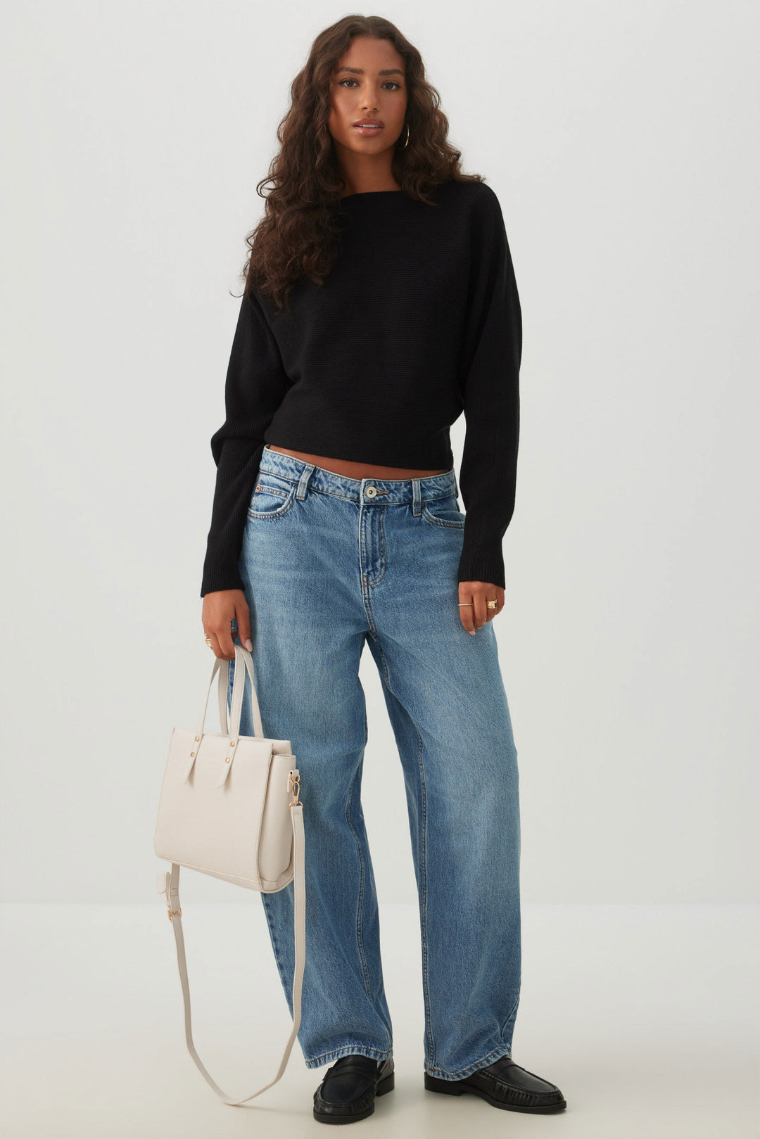 Petit fourre-tout en faux cuir texturé