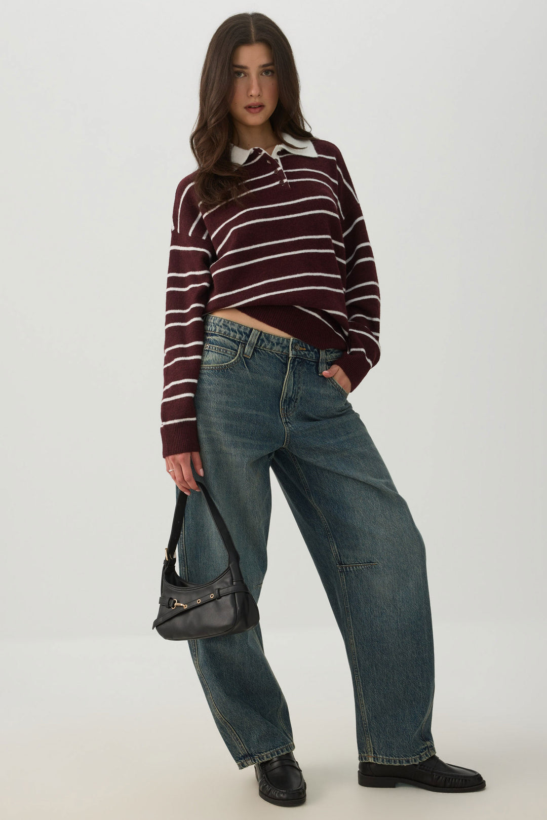 Sac d'épaule en faux cuir à sangle