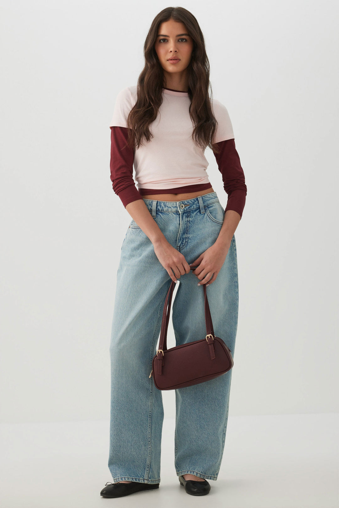 Pebbled Shoulder Bag