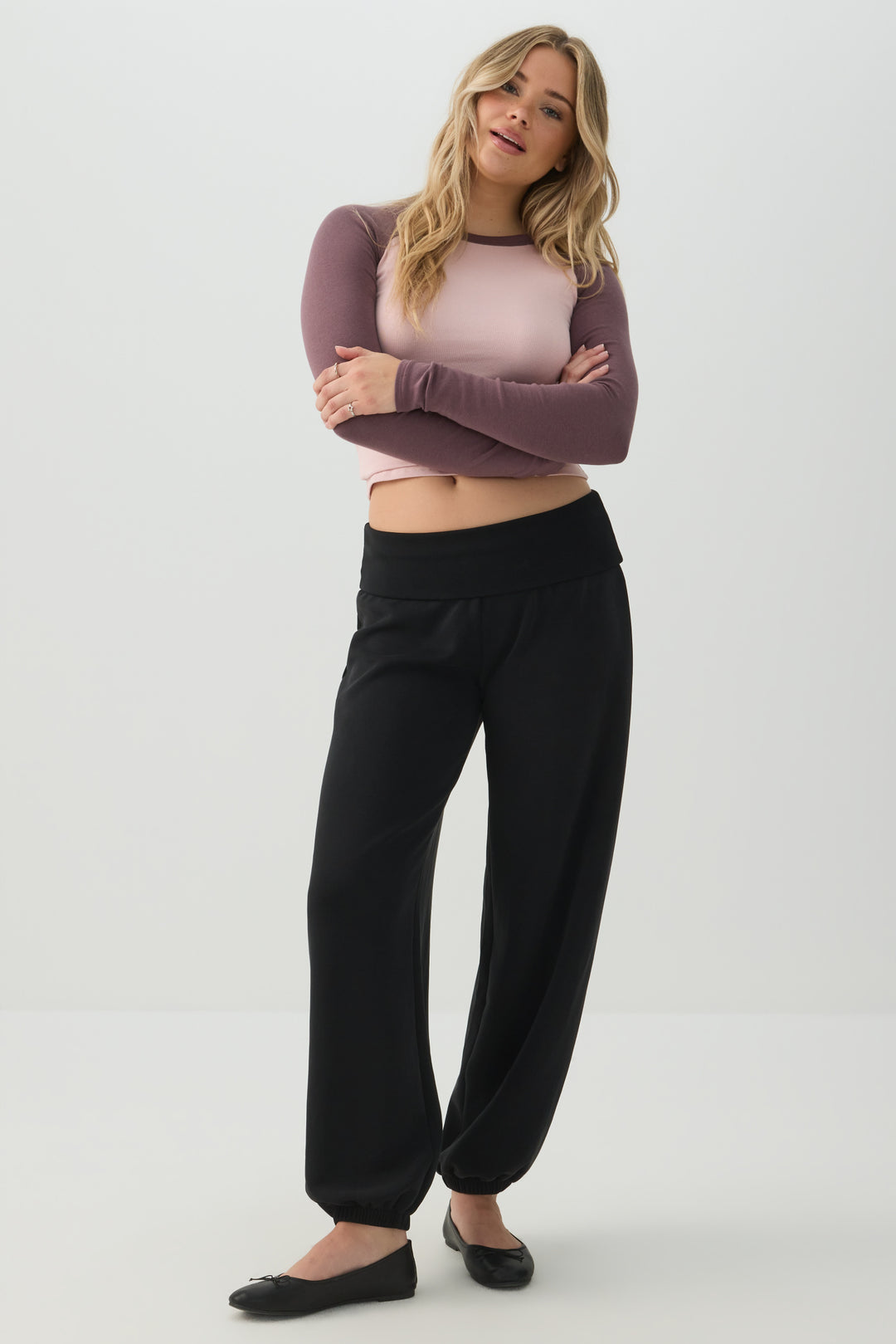 Neoprene-Like Bubble Pants