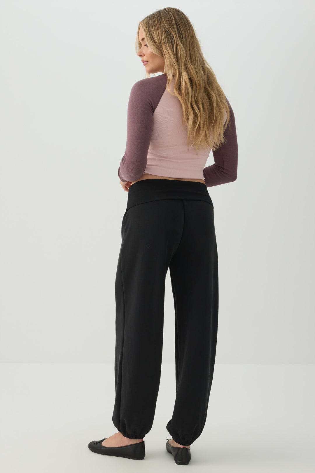 Neoprene-Like Bubble Pants