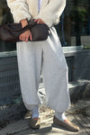 Neoprene-Like Bubble Pants