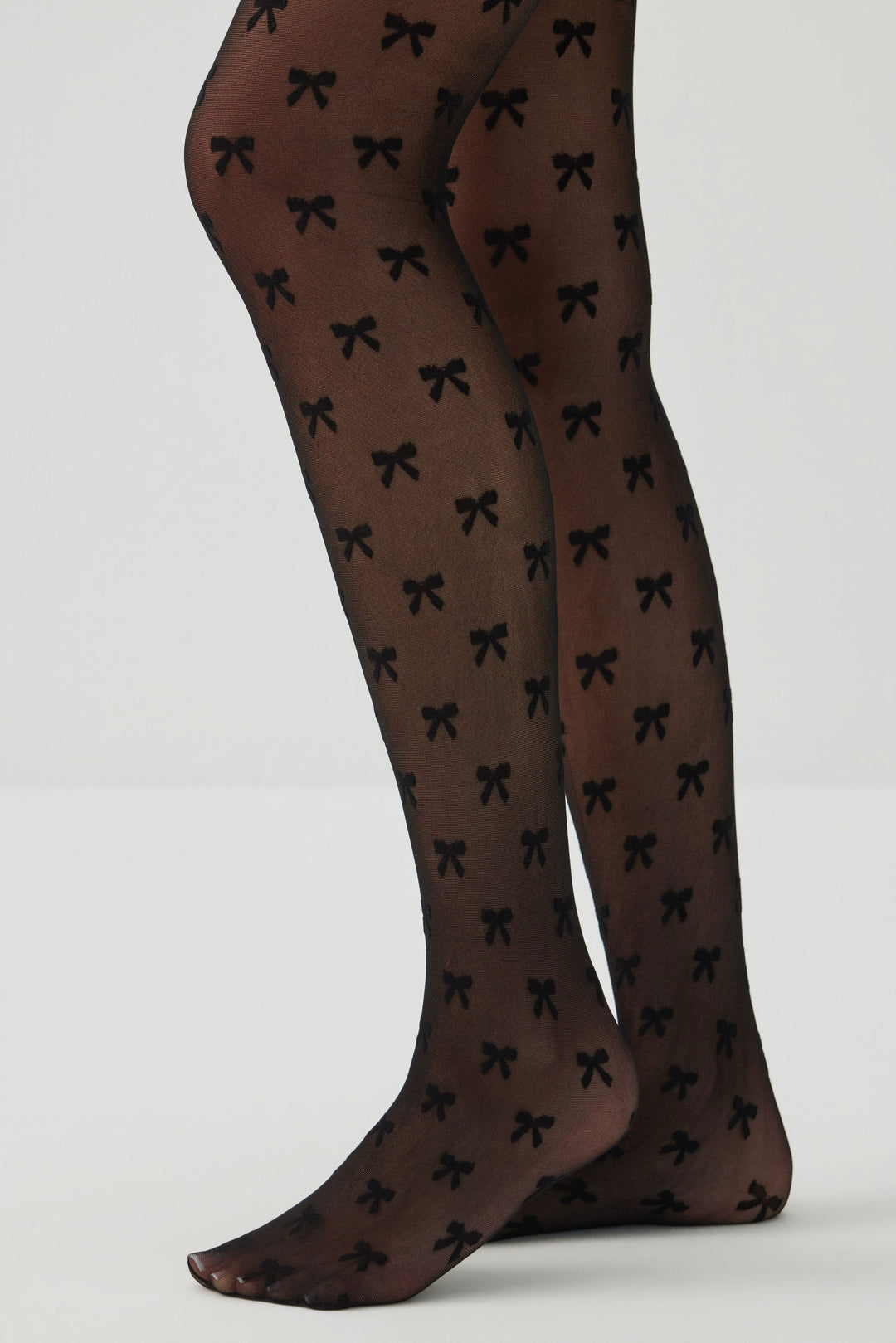Bow Detail Sheer Tights