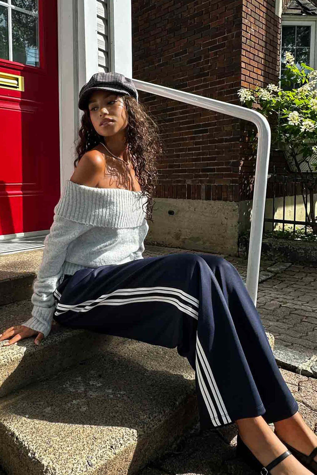 Pantalon de survêtement à jambe large