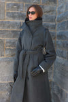 Oversized Belted Long Coat
