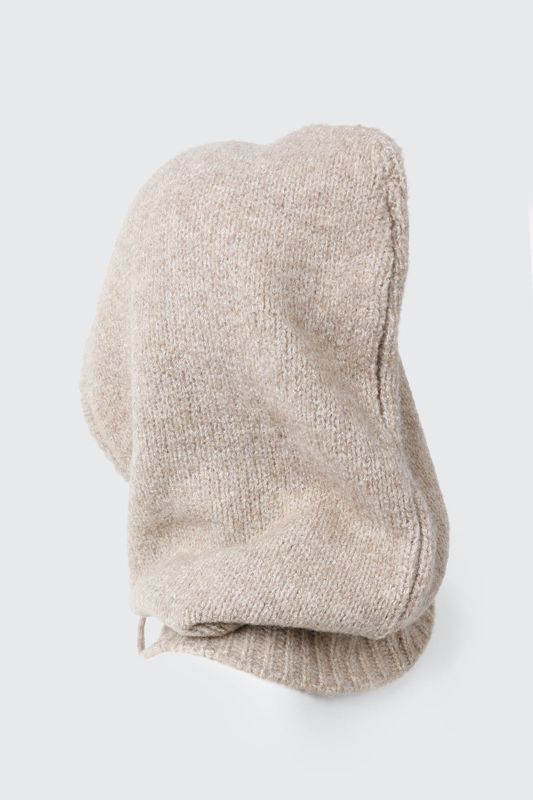 Wool Blend Knit Balaclava