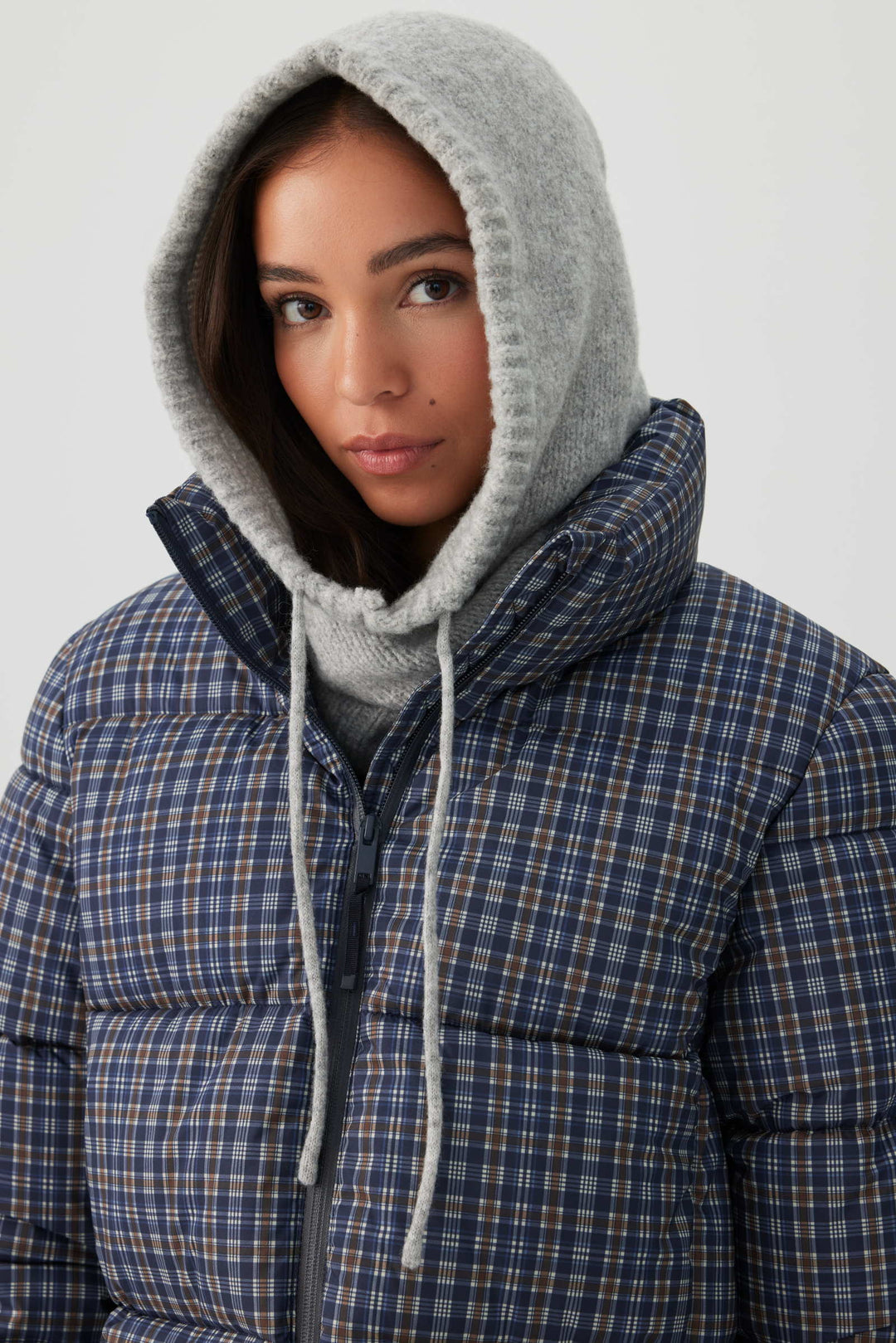 Wool Blend Knit Balaclava