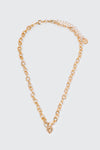 Heart Lock Chunky Chain Necklace