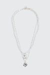 Collier deux rangs dé et ourson