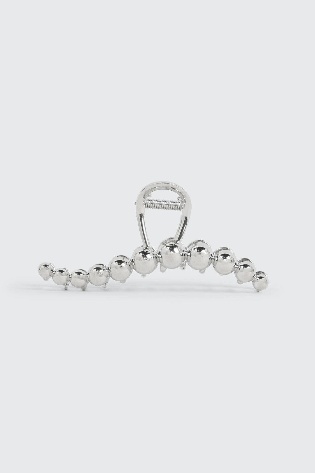 Wavy Metal Ball Hair Claw