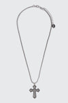 Heart Embossed Cross Necklace