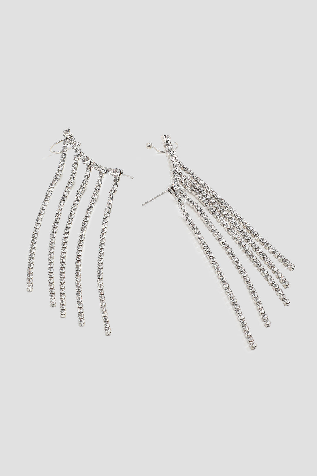 Dangle Rhinestone Ear Cuffs