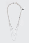 Three-Row Crystal Necklace