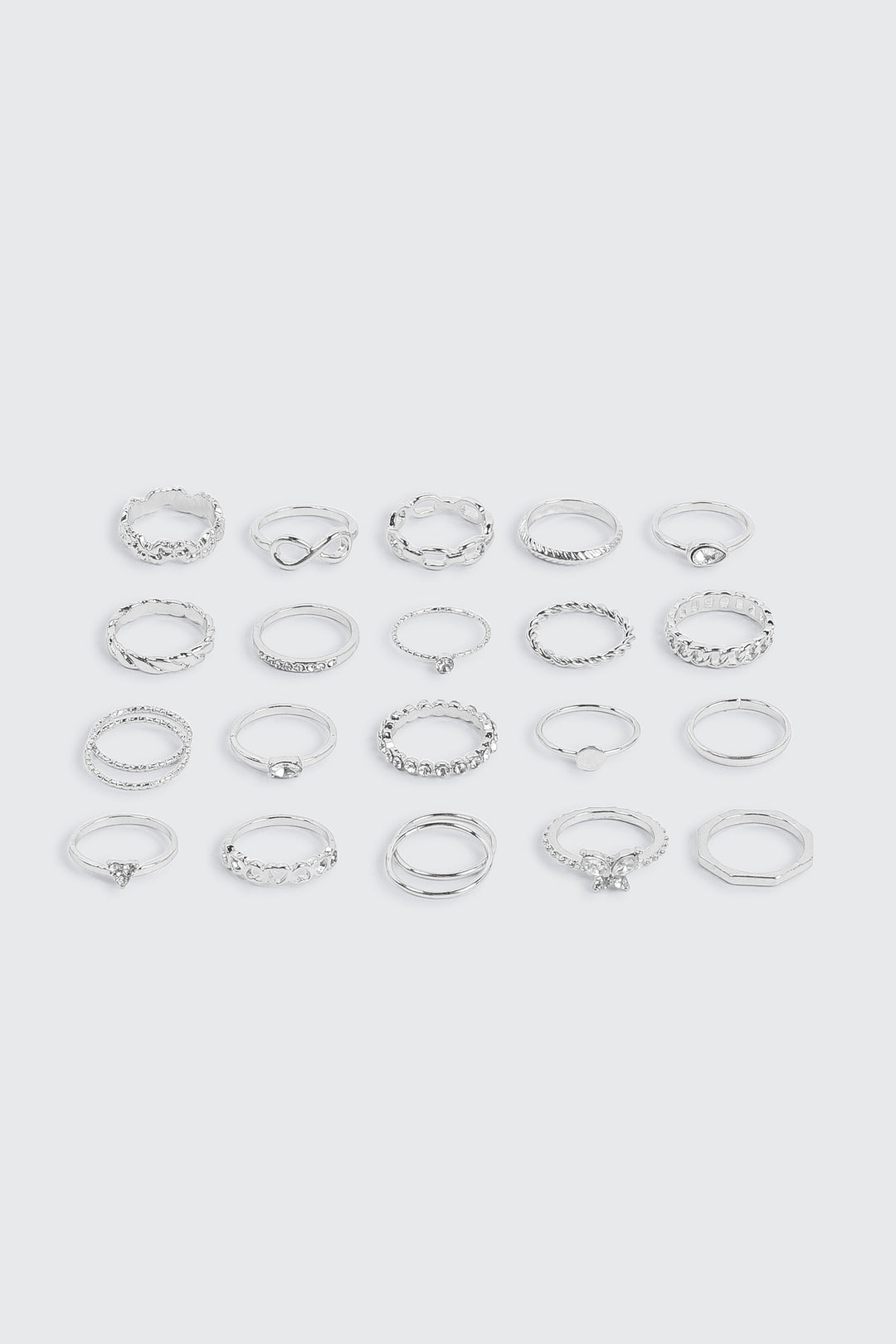 20-Pack Assorted Rings