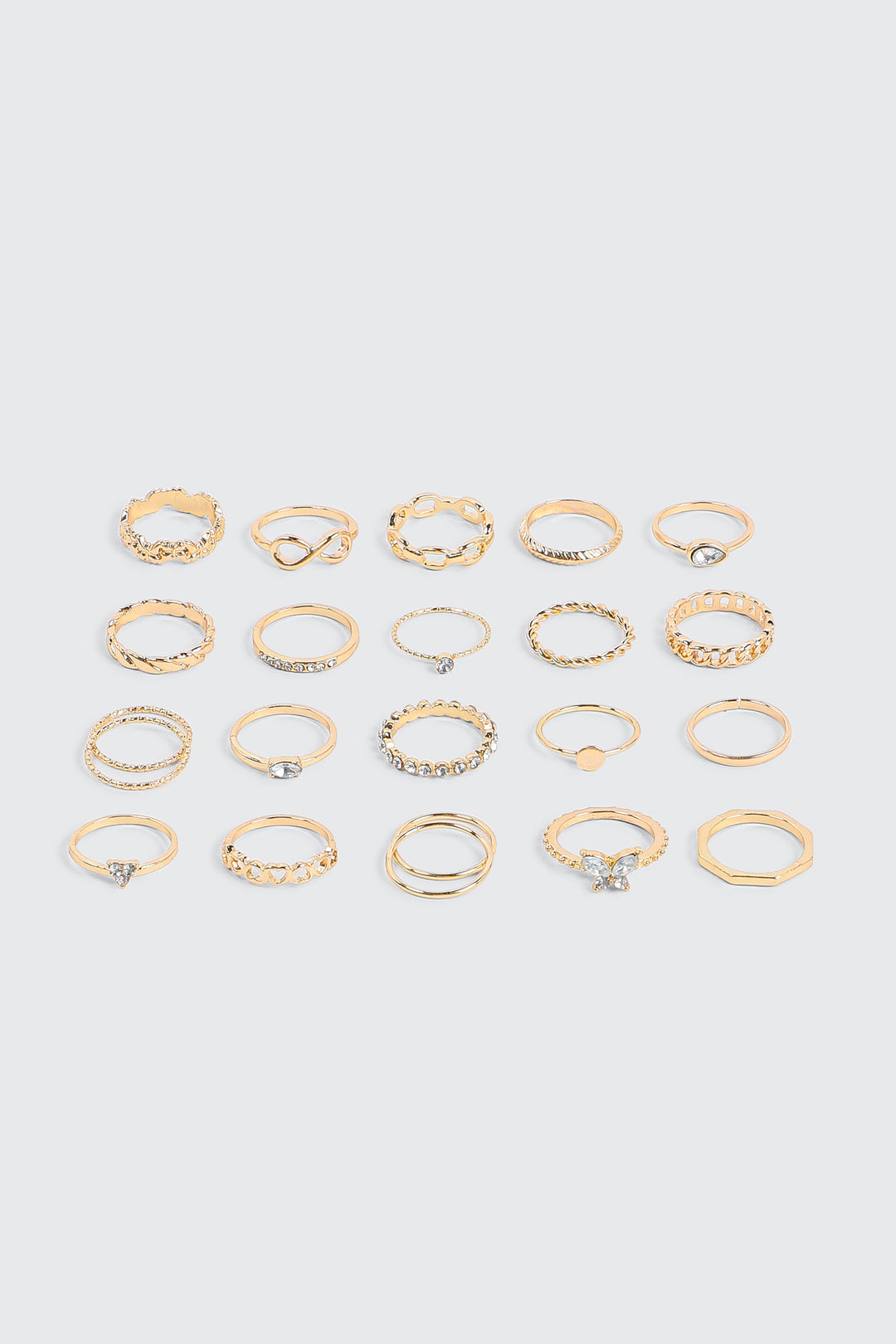 20-Pack Assorted Rings