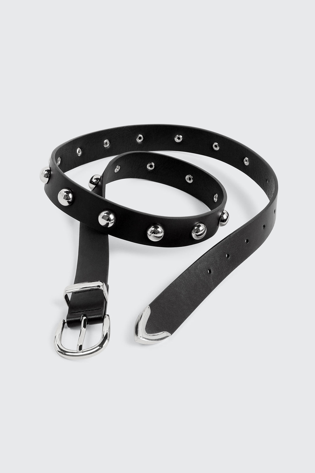 Studded Belt with Metal Tip