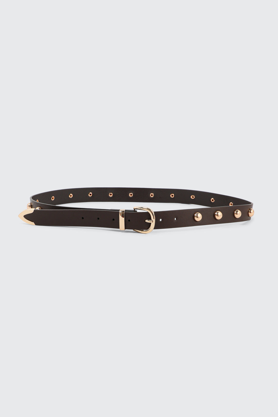 Studded Belt with Metal Tip