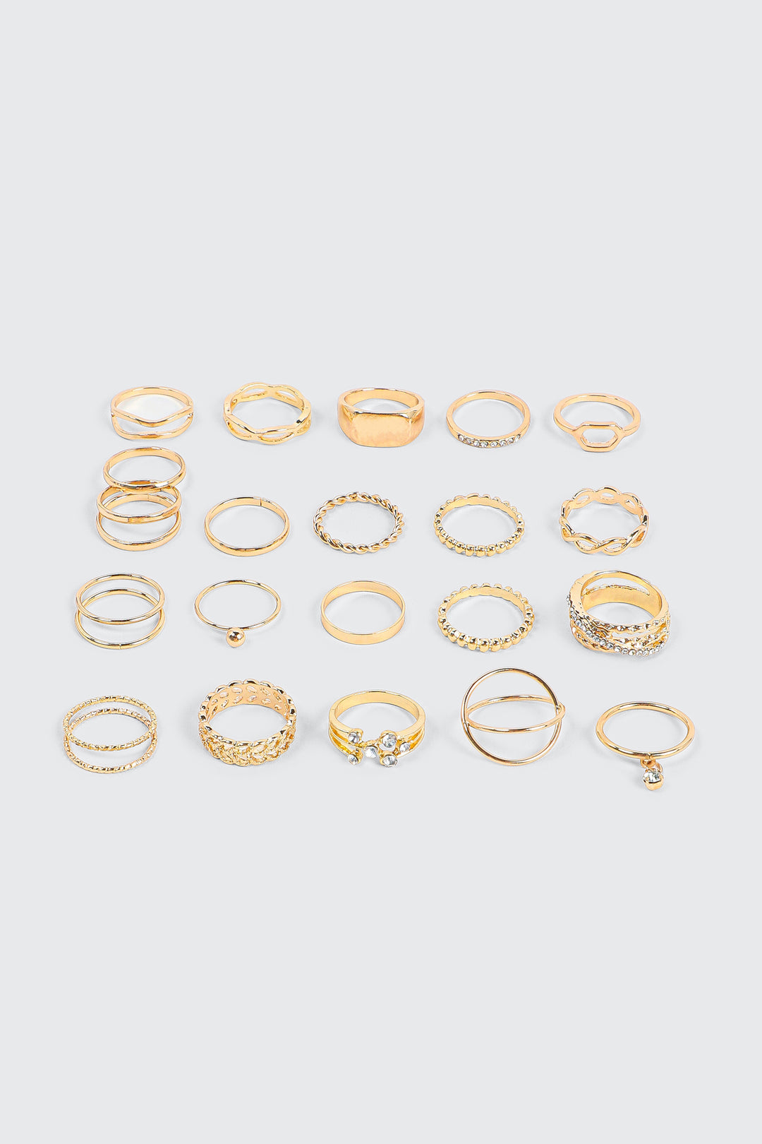20-Pack Assorted Rings