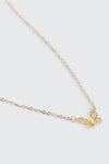 14K Gold Plated Butterfly Necklace