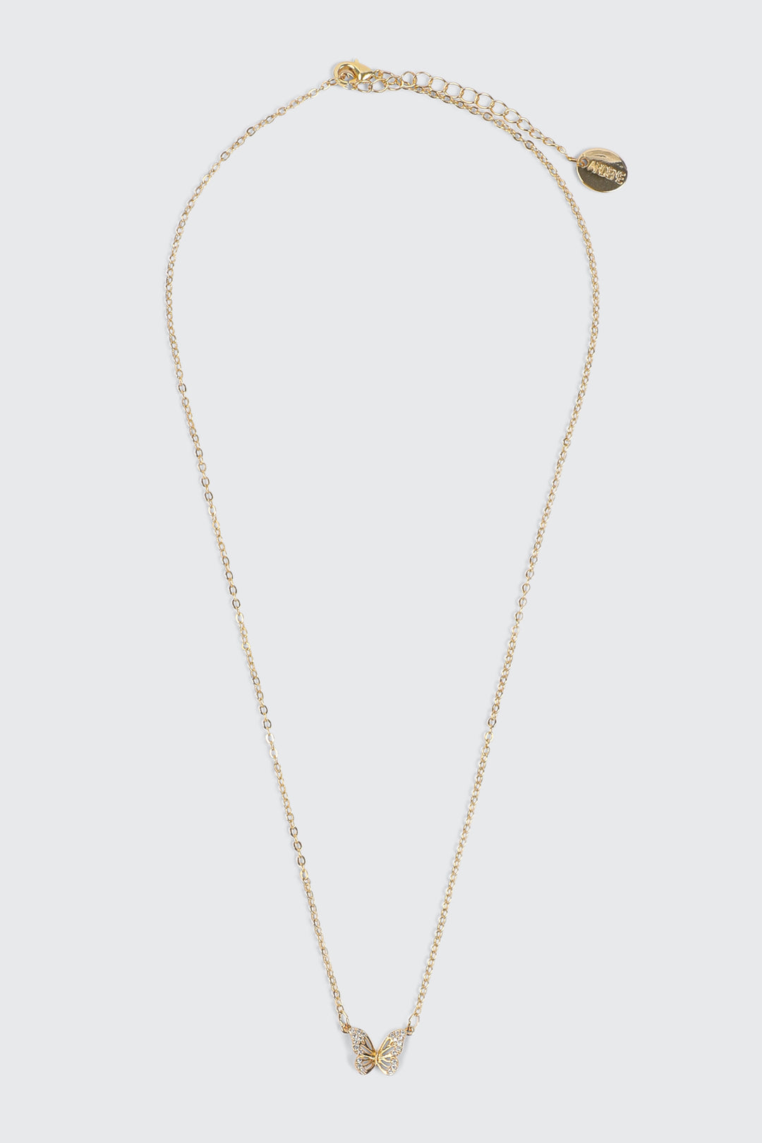 14K Gold Plated Butterfly Necklace