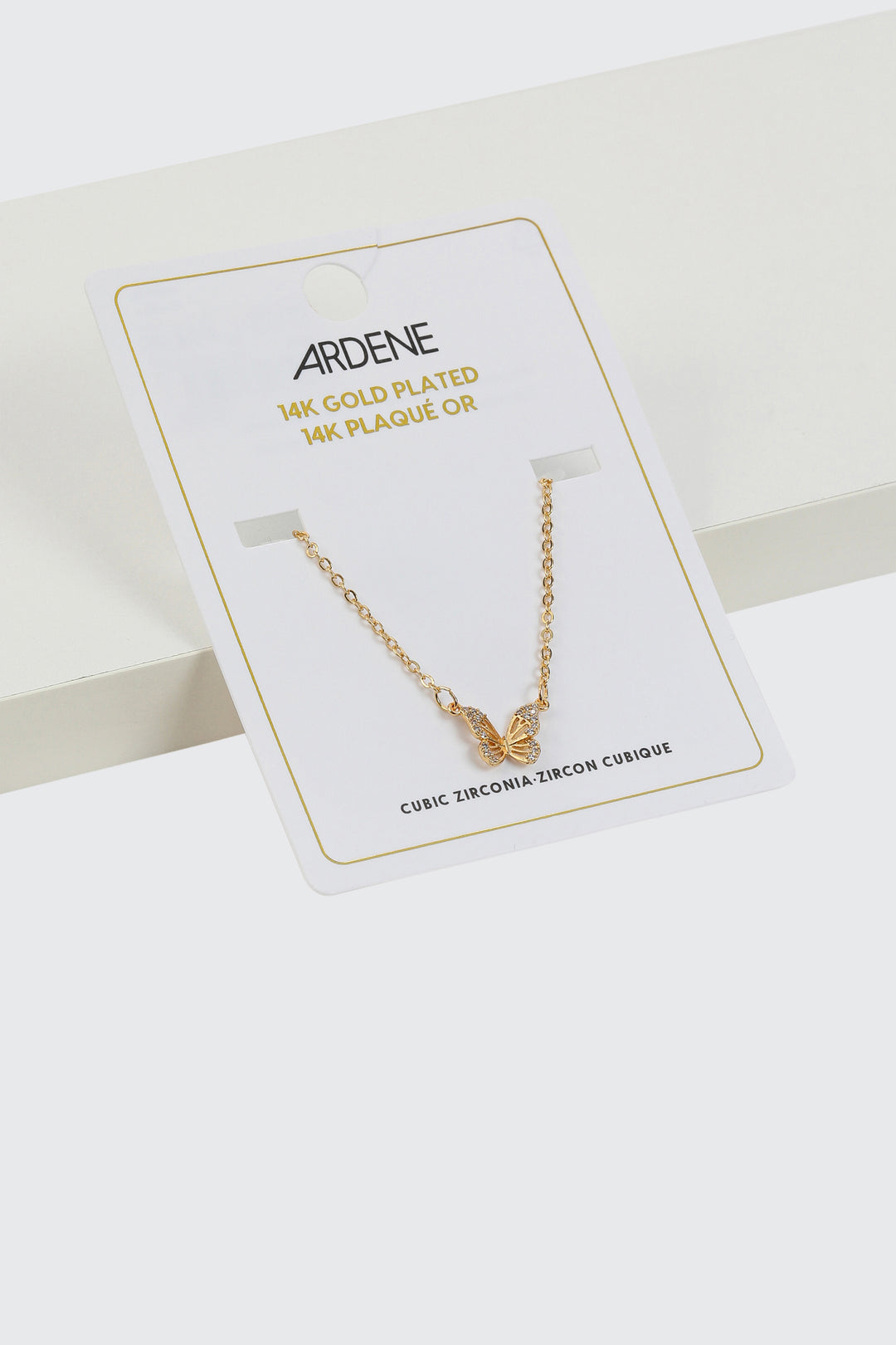 14K Gold Plated Butterfly Necklace