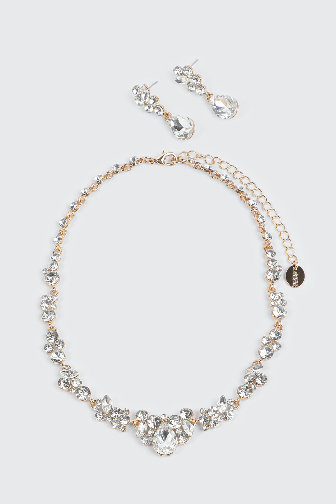 Floral Necklace and Earring Set