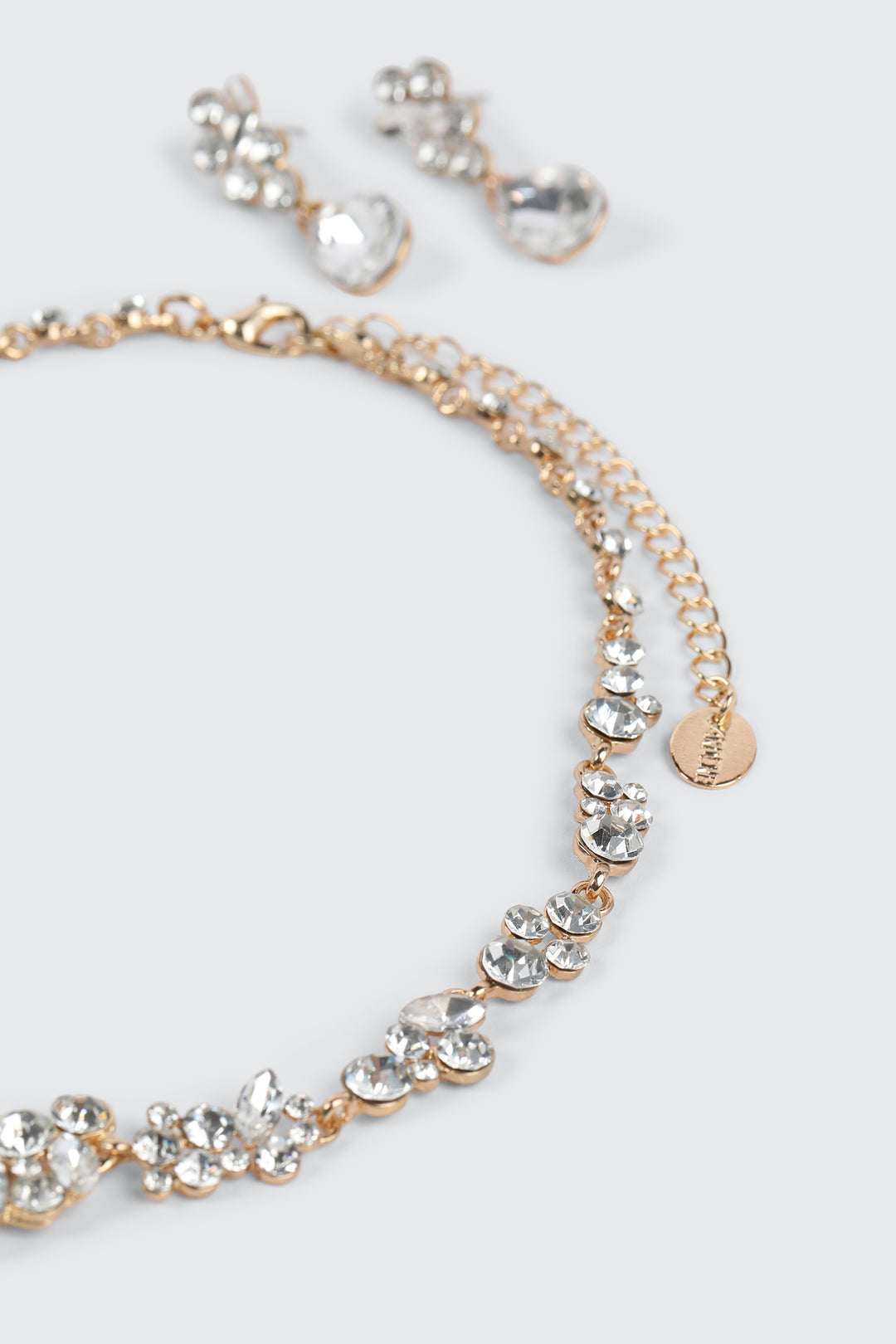 Floral Necklace and Earring Set