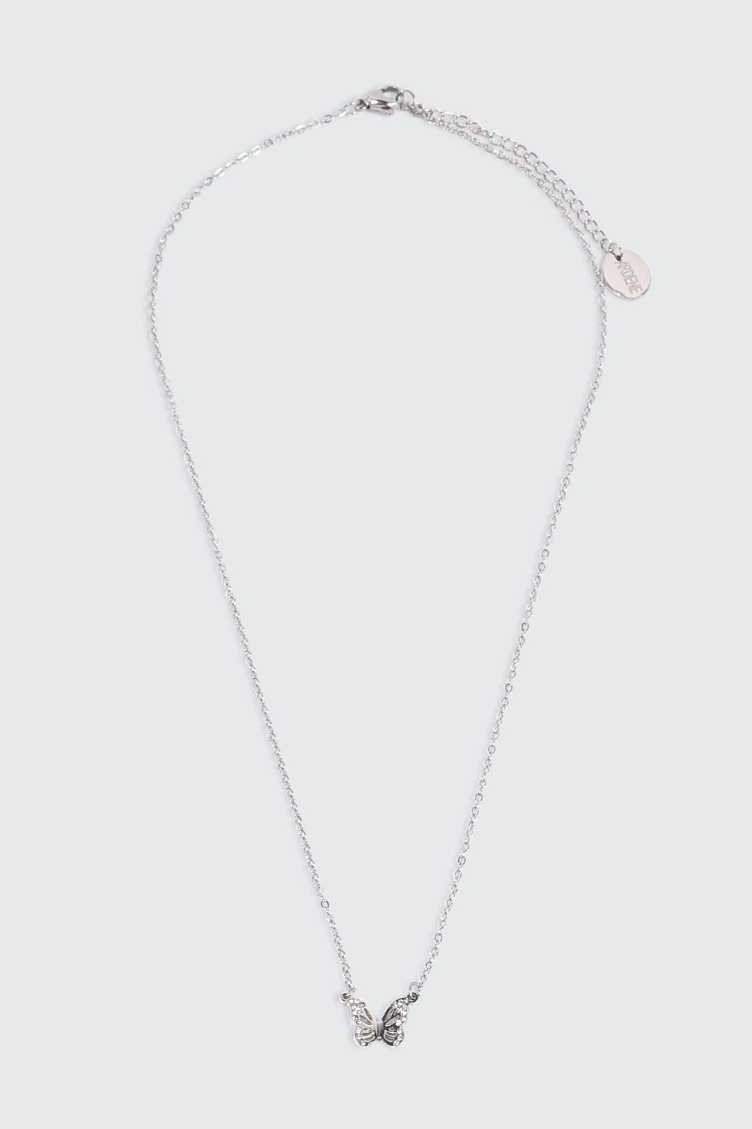 Collier papillon plaqué or 14K