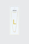 14K Gold Plated Initial L Necklace