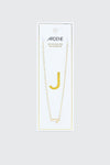 14K Gold Plated Initial J Necklace