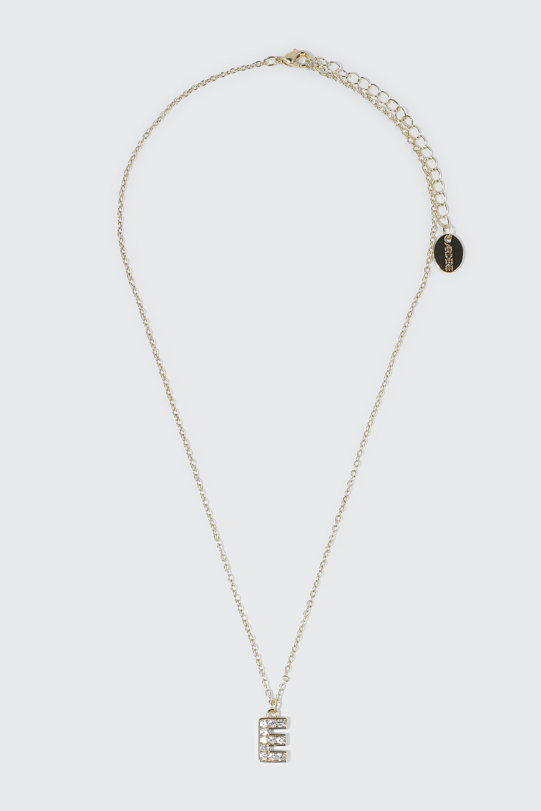 14K Gold Plated Initial E Necklace
