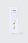 14K Gold Plated Initial J Necklace