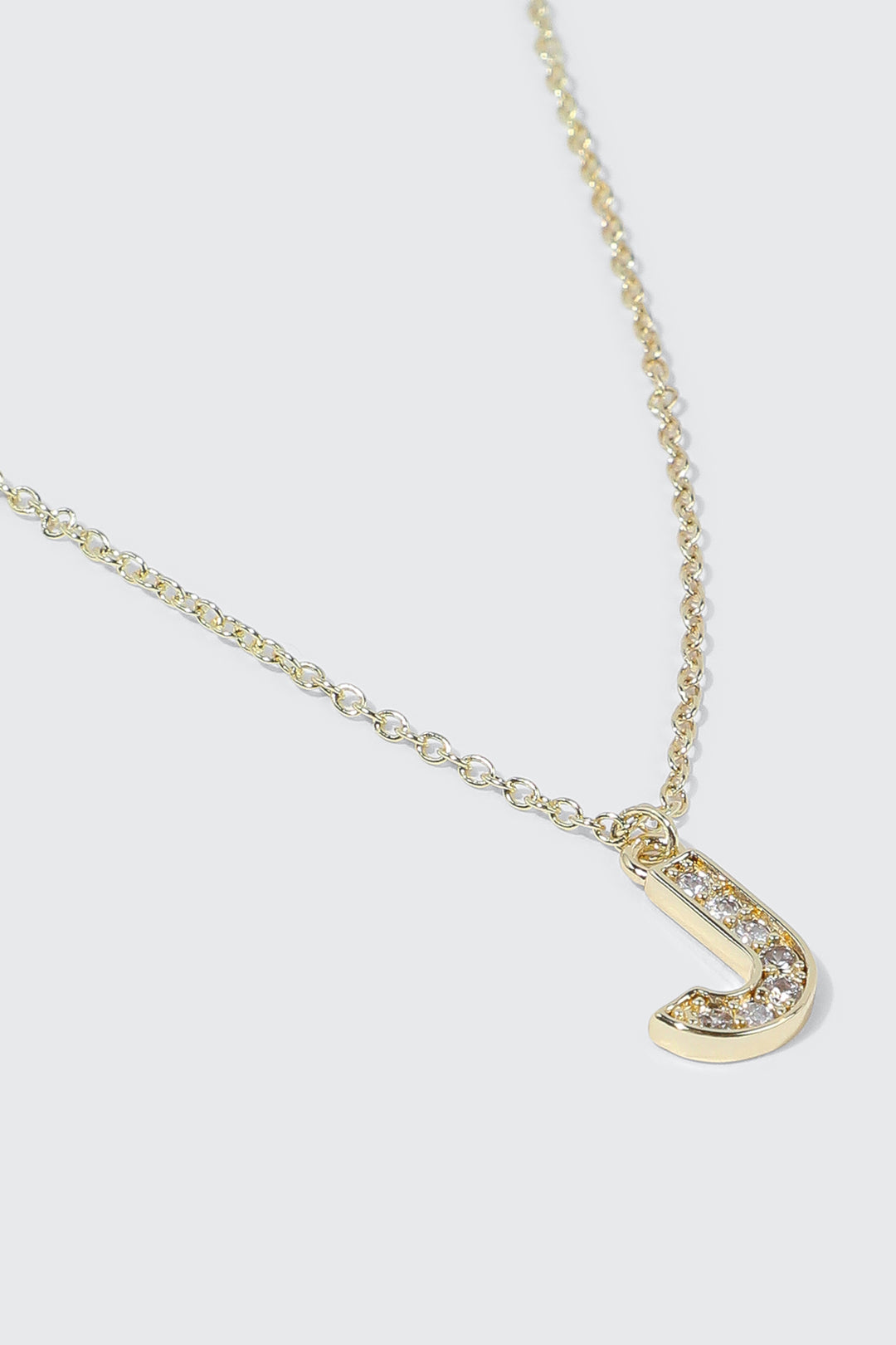 14K Gold Plated Initial J Necklace