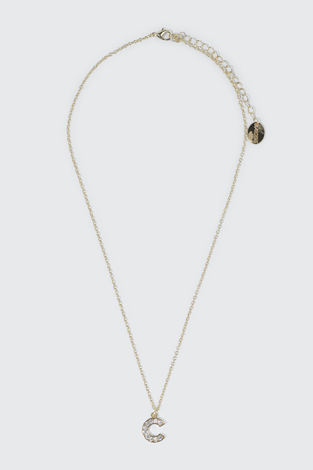 14K Gold Plated Initial C Necklace