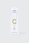14K Gold Plated Initial C Necklace