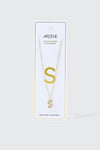 14K Gold Plated Initial E Necklace