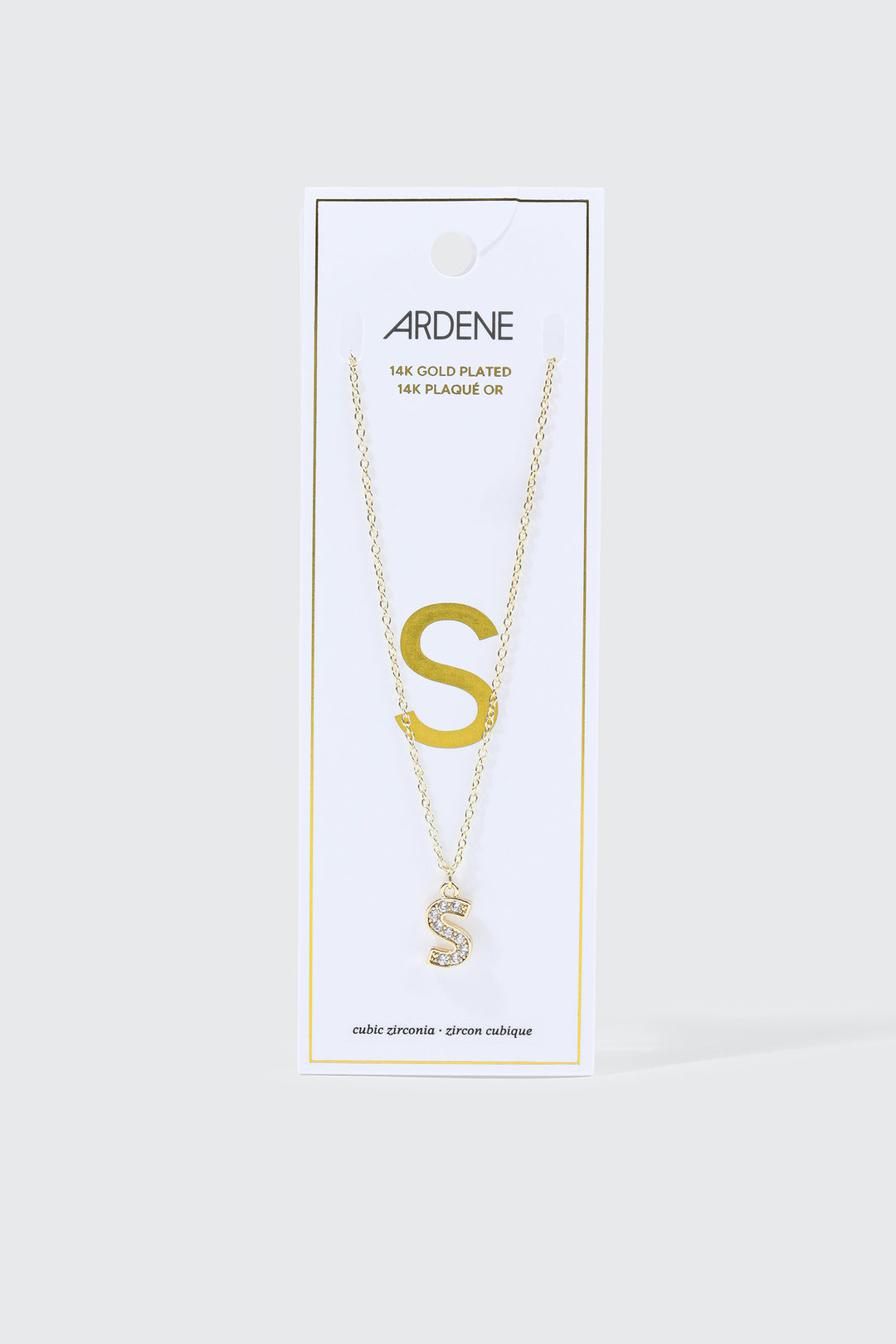 14K Gold Plated Initial E Necklace
