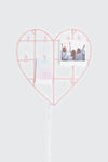 Heart Picture Frame with Pegs