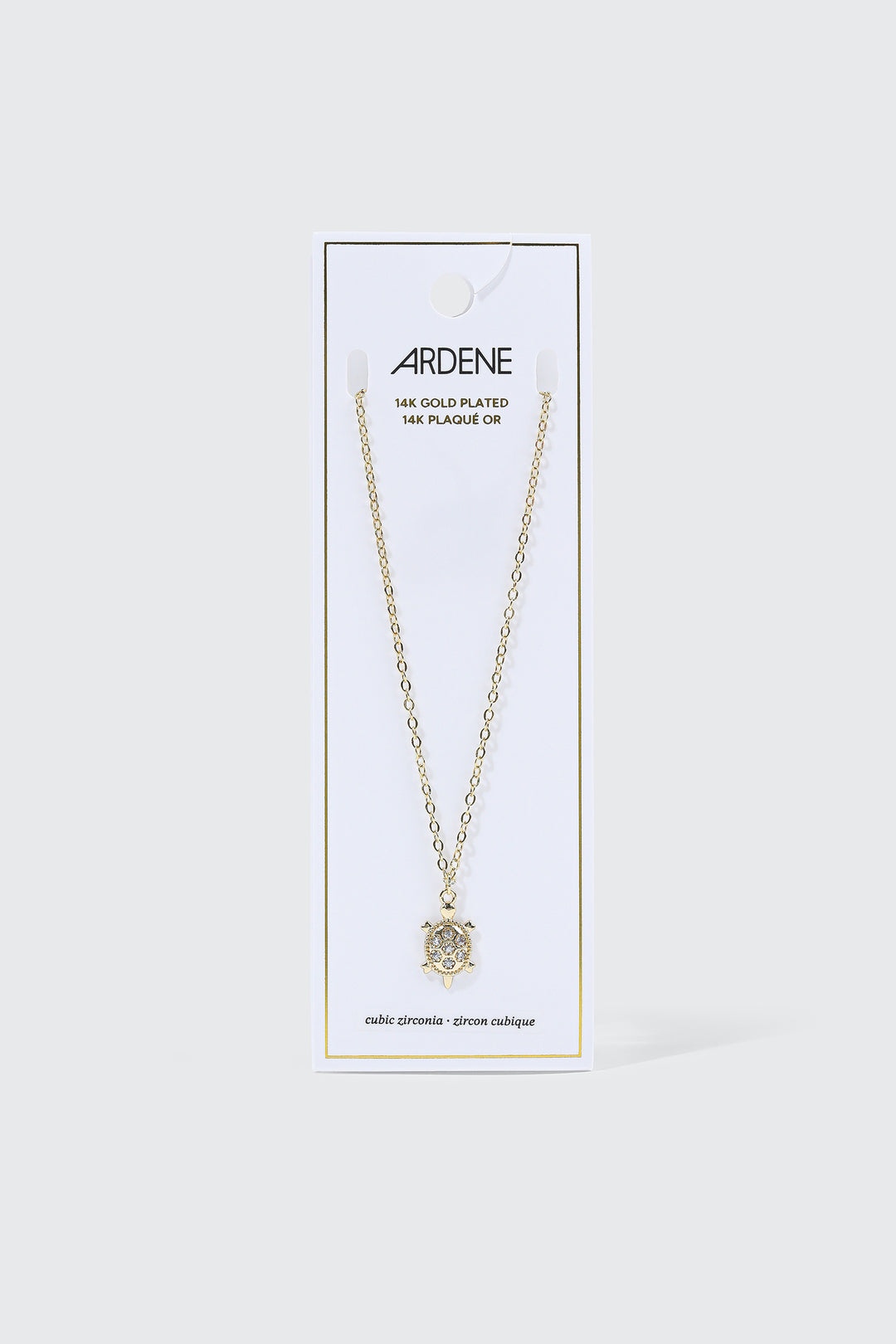 14K Gold Plated Turtle Necklace