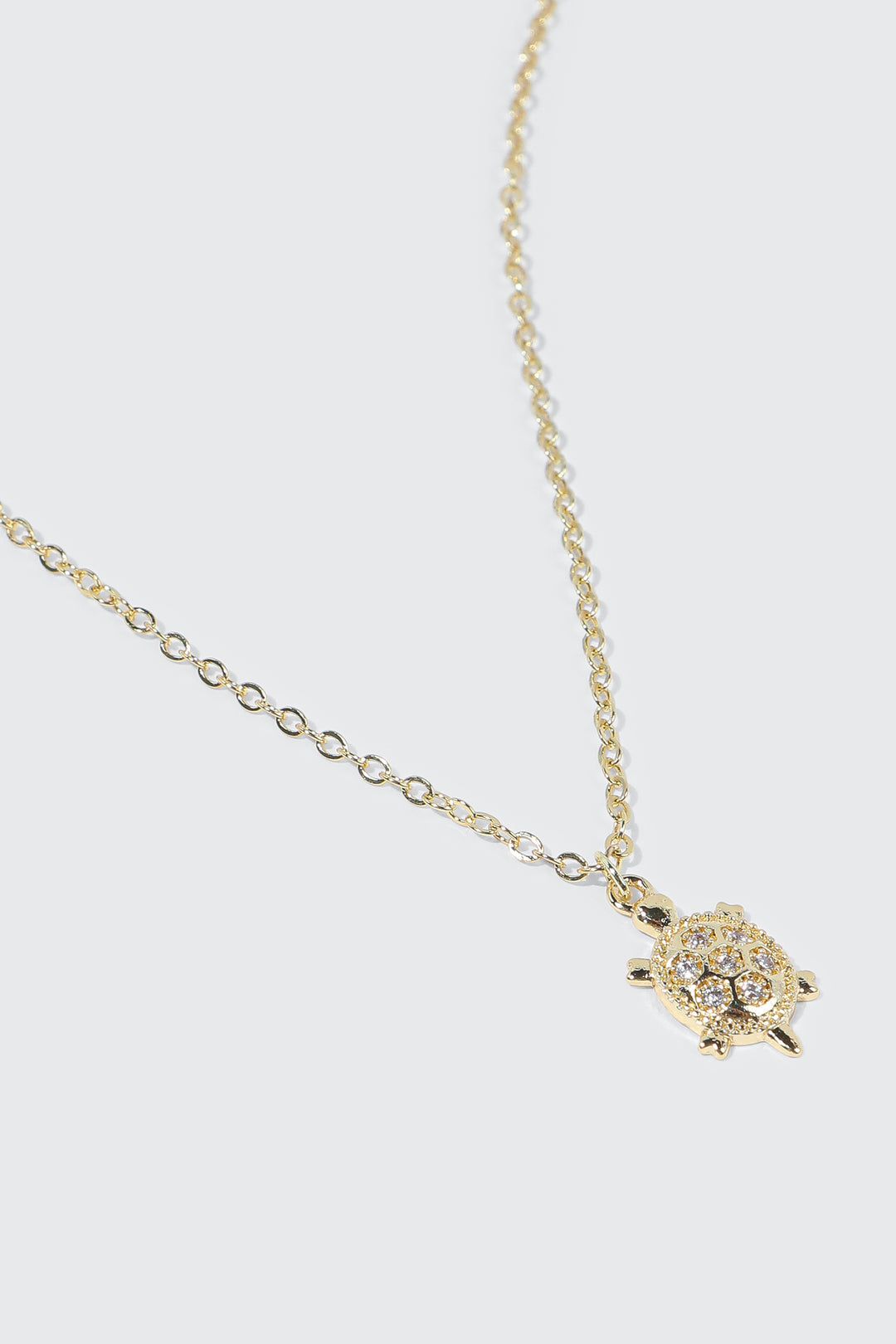 14K Gold Plated Turtle Necklace