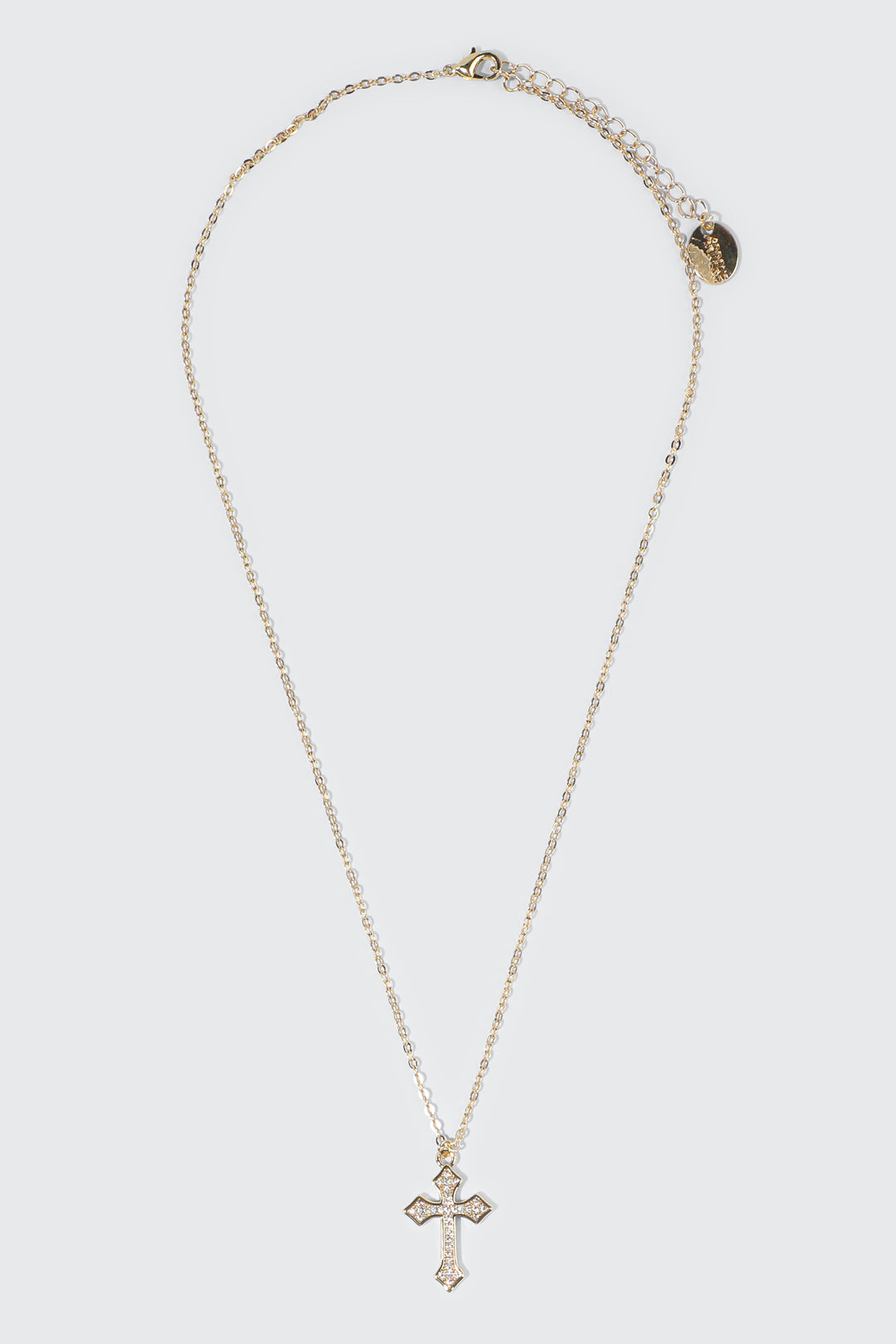 14K Gold Plated Cross Necklace
