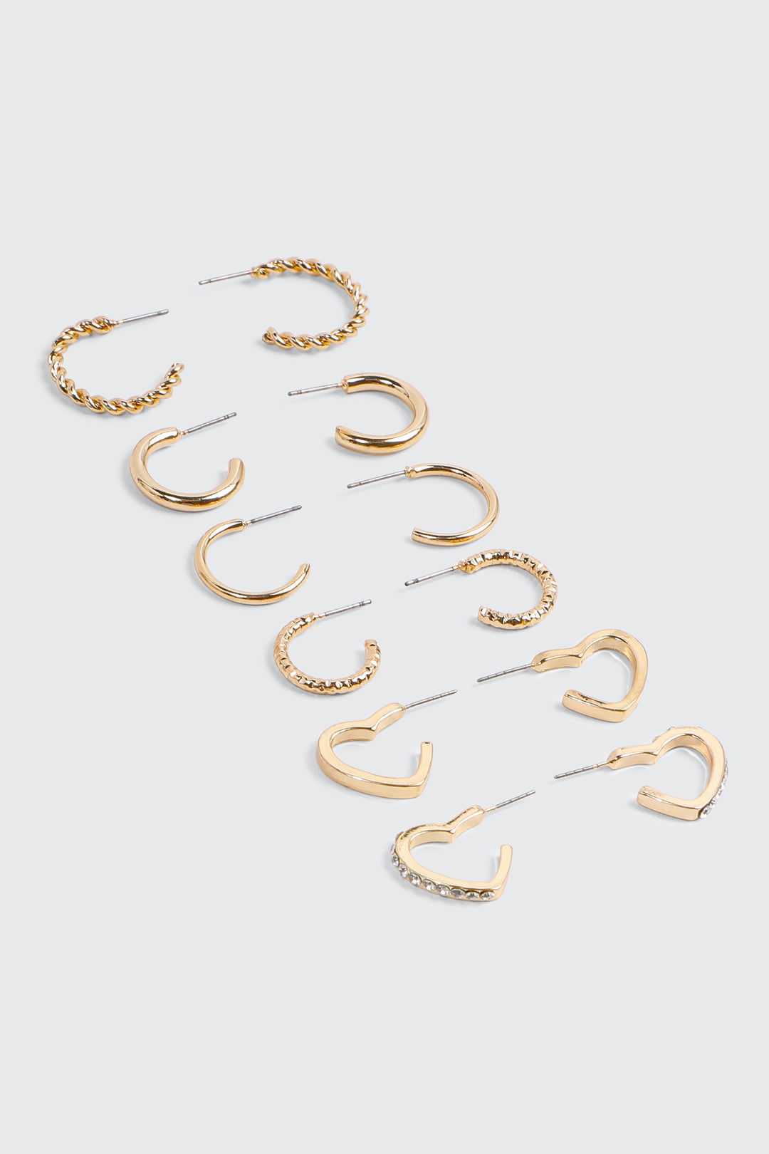 6-Pack Hoop Earring Set
